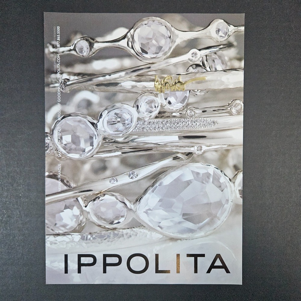 2009 Ippolita Fine Jewelry Print Ad Saks Neiman Marcus Bergdorf Goodman Designer